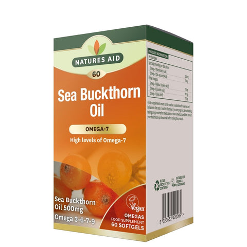 Natures Aid Sea Buckthorn Oil 500mg