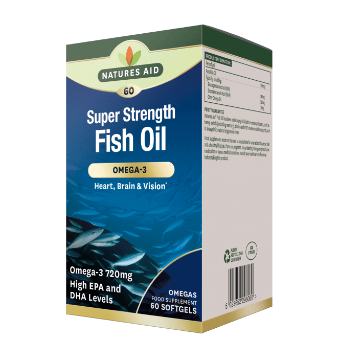 Natures Aid Super Strength Fish Oil